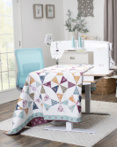 Baby Lock 20" Regalia Stationary Machine with Height Adjustable Lift Table