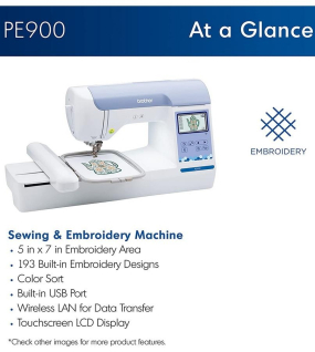 Brother PE900 WLAN Embroidery Machine