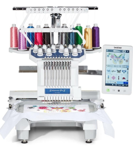 Brother PR1055X Entrepreneur Pro X 10 Needle Multi-Needle Embroidery Machine