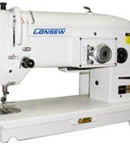 Consew 199RB single-needle, drop-feed, straight stitch, zigzag &amp; large bobbin Stitch Type-2A w/ Table &amp; Servo Motor