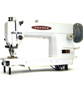 Consew 205RB-1 with Assembled Table and Servo Motor