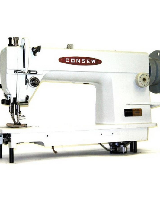 Consew 205RB-1 with Assembled Table and Servo Motor