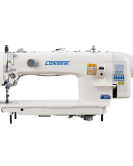 Consew 2206RB-14-7-DD-1 Single Needle Direct Drive Compound Walking Foot Sewing Machine with Complete Tabling