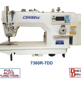 Consew 7360R-7DD Sewing Machine with Assembled Table and Motor