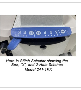 Consew Model 241-1KX Button Sewing and Tacking Machine​