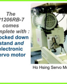 Consew Premier 1206RB-7 Lockstitch Machine with Assembled Table and Servo Motor