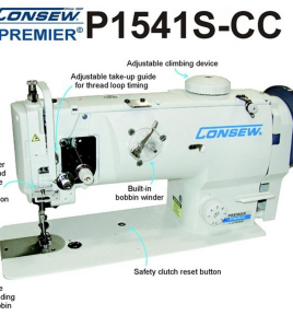 Consew Premier 1541S-CC With Assembled Table and Servo Motor