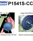 Consew Premier 1541S-CC With Assembled Table and Servo Motor