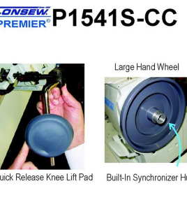 Consew Premier 1541S-CC With Assembled Table and Servo Motor