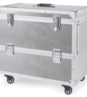CudaCase Wheeled Case for Sewing Machines (Fits Machines up to 17in L x 7.25in W x 11.5in H)