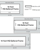 Handi Quilter Amara 24 inch Longarm Quilting Machine With 10 Foot Gallery 2 Frame