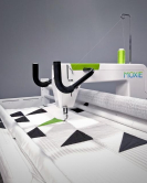 Handi Quilter Moxie 15 Inch Longarm Quilting Machine With 8 Foot Loft Frame