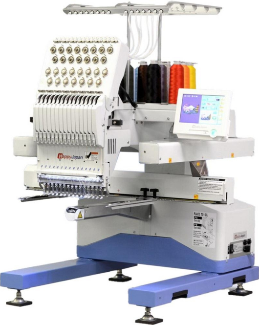 Happy 15-Needle Heavy Duty Commercial Embroidery Machine