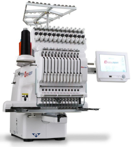 Happy Japan HCS3 1201 Voyager 12 Needle Commercial Embroidery Machine