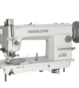 Highlead GC0318-1 Lockstitch Sewing Machine with Top/Bottom Feed &amp; Large Hook Table and Servo Motor Included (Assembled)