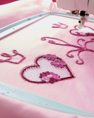 Husqvarna Viking Designer Ruby Royale Sewing and Embroidery Machine