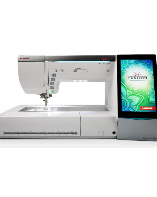 Janome Horizon MC 15000 Sewing Embroidery and Quilting Machine Refurbished