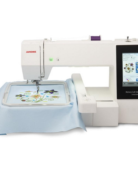 Janome Memory Craft 500E Limited Edition Embroidery Machine