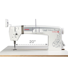 Janome Quilt Maker Pro 20 Versa Longarm Sit Down Quilting Machine