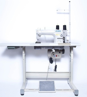 Juki DDL-8700 High-speed Single Needle Straight Lockstitch Industrial Sewing Machine with Table and Servo Motor