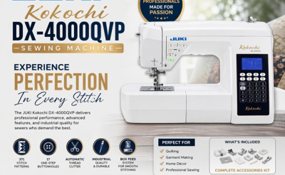 Juki Kokochi DX-4000QVP - A Modern Sewing Experience That Redefines Precision