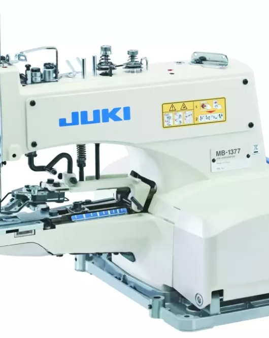 Juki MB-1373 Single Thread Chain Button Sewing Industrial Machine Includes Table and Servo Motor