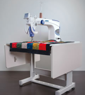 Juki TL-2200QVP Quilt Virtuoso Pro Long Arm Quilting Machine with Extra Large 18" x 10" Throat and Deluxe 10ft Quilting Frame