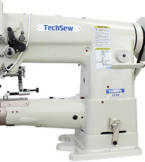 Techsew 2750 Pro With Speed Reducer Cylinder Large Bobbin Compound Feed Industrial Sewing Machine Industrial Sewing Machine with Assembled Table and Motor