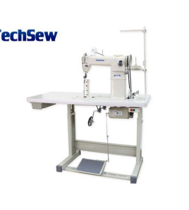 Techsew 810 Industrial Sewing Machine With Wig Attachment, Assembled Table and Motor