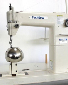Techsew 810 Industrial Sewing Machine With Wig Attachment, Assembled Table and Motor